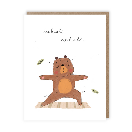 Yoga Bear | Greeting Card